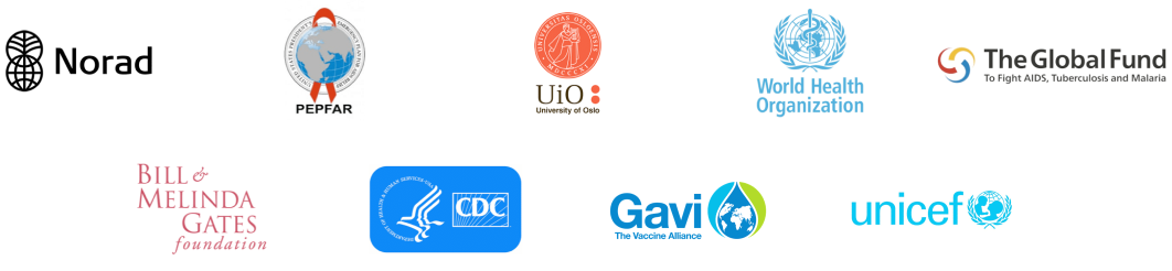 DHIS2 donor logos